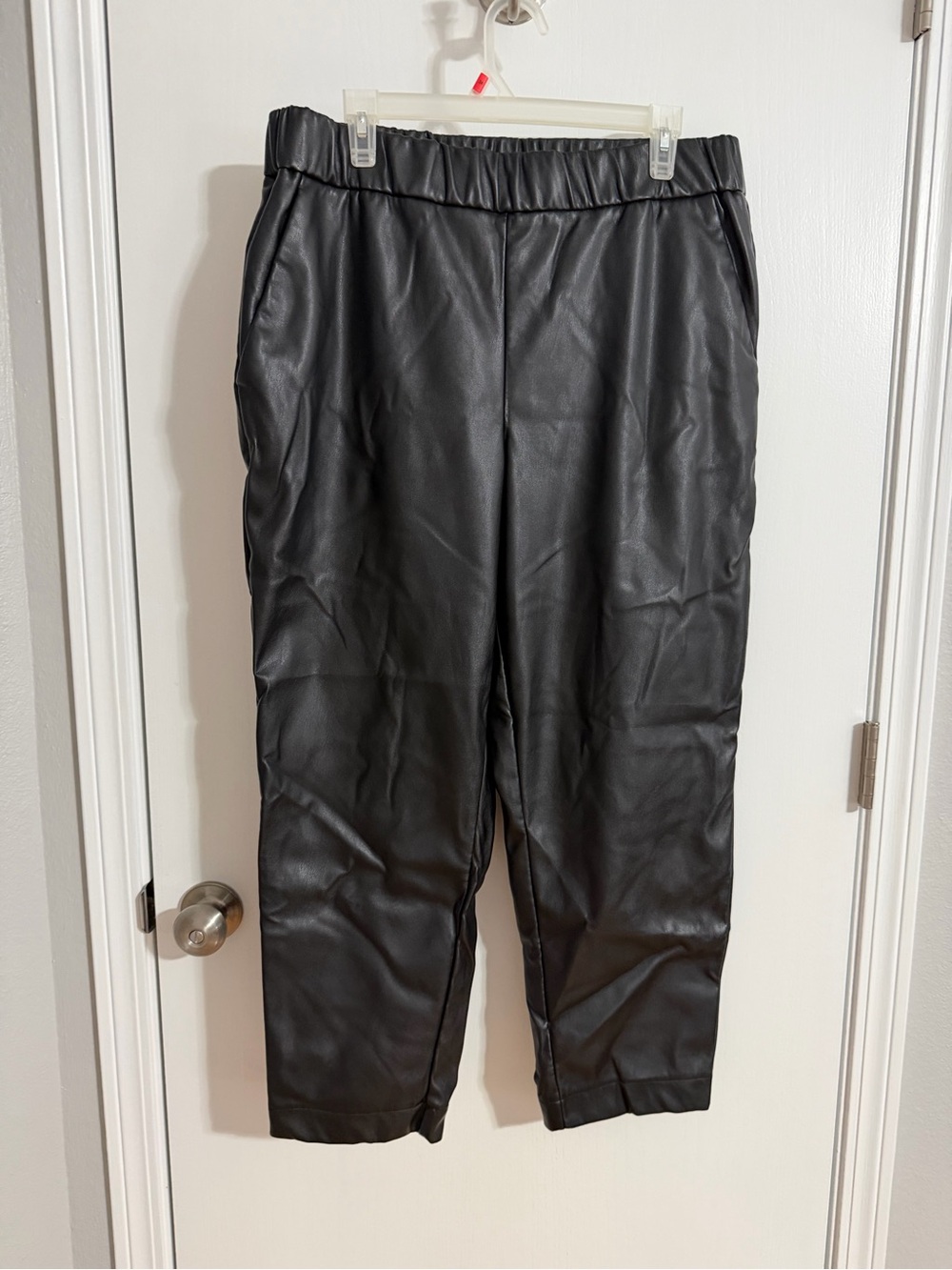A New Day faux leather pull-on pants